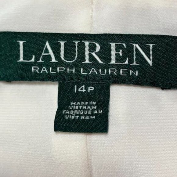 Lauren Ralph Lauren Floral Ruffle Sleeve Shift Dress Short Sleeve Size 14P NWT - Picture 11 of 12